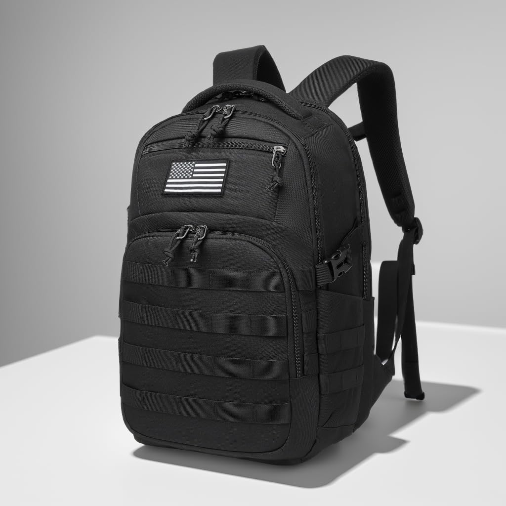 Wotony Military tactical backpack, backpack for men black tactical backpack small tactical backpack assault bag - Image 7